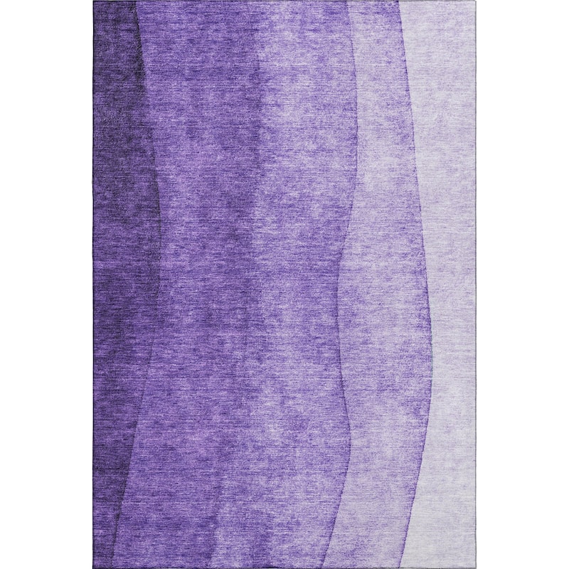 Premium Washable Super Soft Ombre Stripes Mayfield Rug