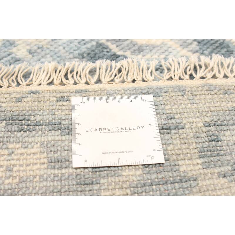 ECARPETGALLERY Hand-knotted Mystique Teal Wool Rug - 2'7 x 7'10