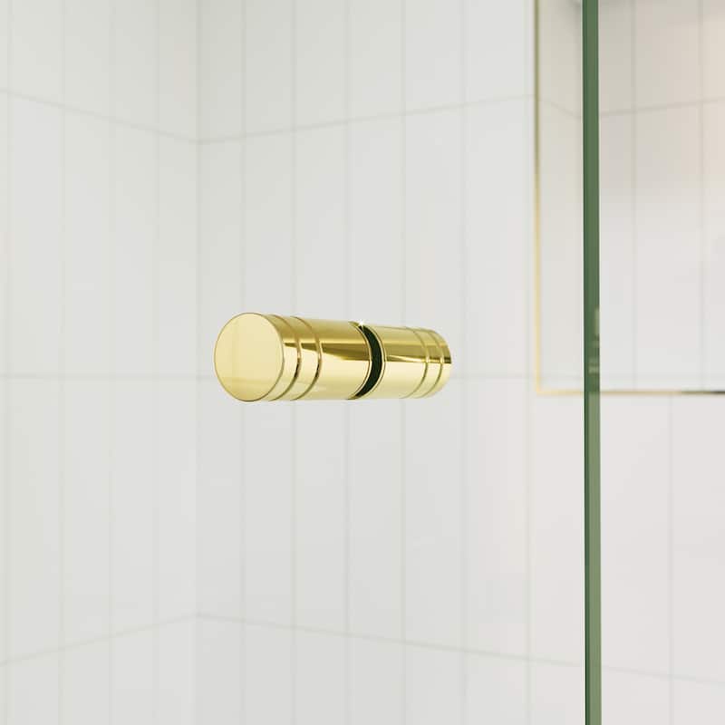 Glass Warehouse 58.25" x 31.5" Frameless Shower Bath Door - Door Only