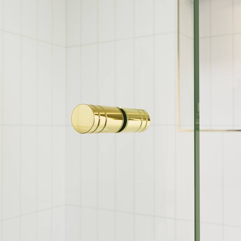 Glass Warehouse 58.25" x 34" Frameless Shower Bath Door - Door Only