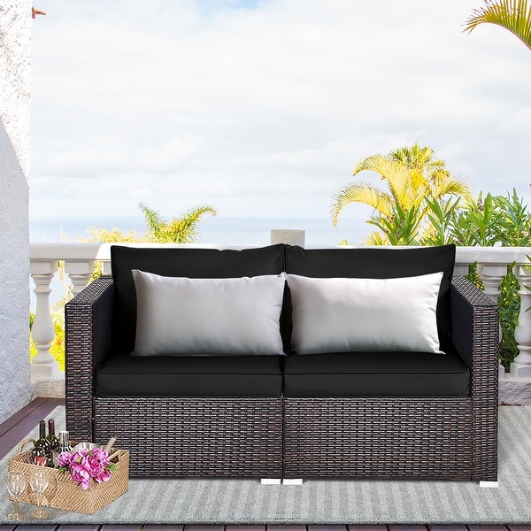 Rattan direct corner sale sofa