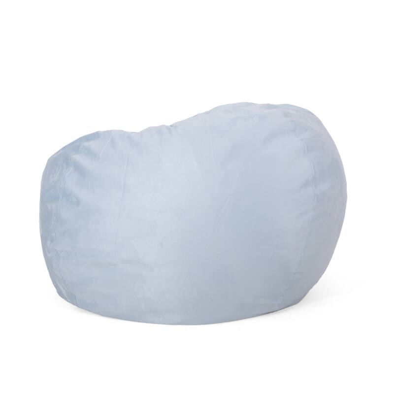 Madison Faux Suede 5-foot Beanbag Chair by Christopher Knight Home