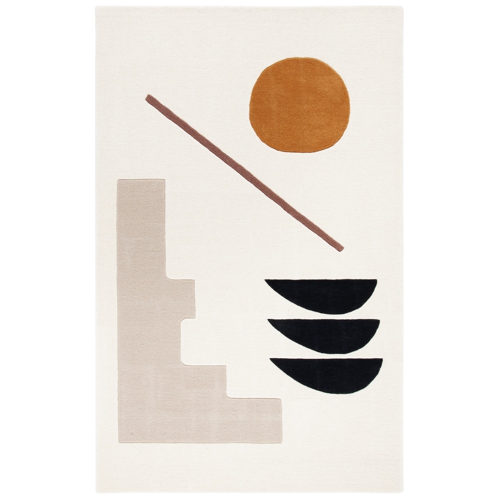 SAFAVIEH Handmade Fifth Avenue Adrie Mid-Century Modern Wool Rug