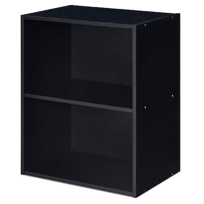 2 Tier Open Night Stand End Table Sofa Side Storage Furniture - 17" x 11.5" x 21.5" (L x W x H)