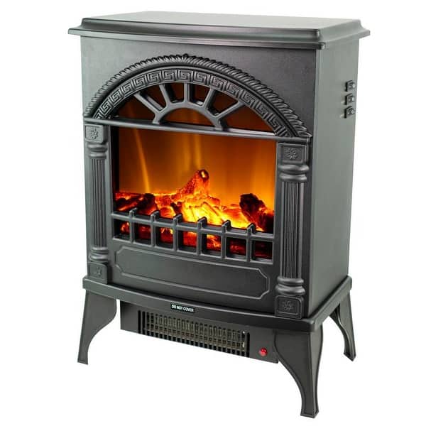 slide 2 of 4, EdenBranch 16" Freestanding Electric Fireplace Stove