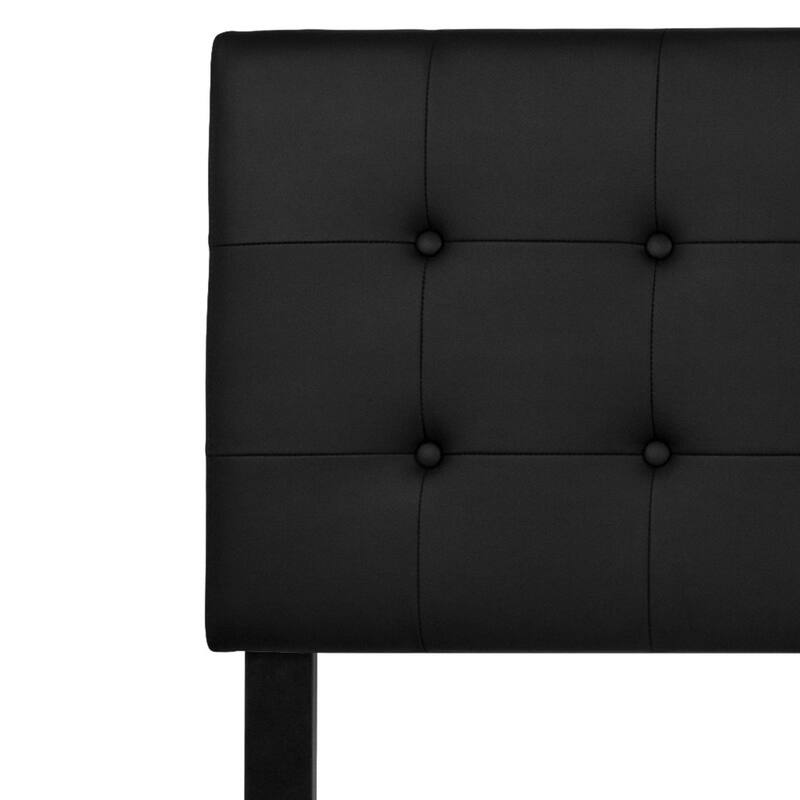 Button Tufted Upholstered Headboard