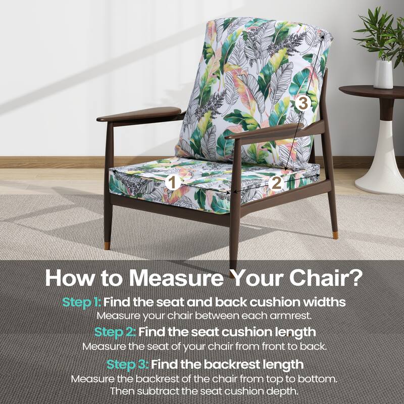 Pellebant 22 x 21 in Deep Seat Chair Outdoor Cushion Set
