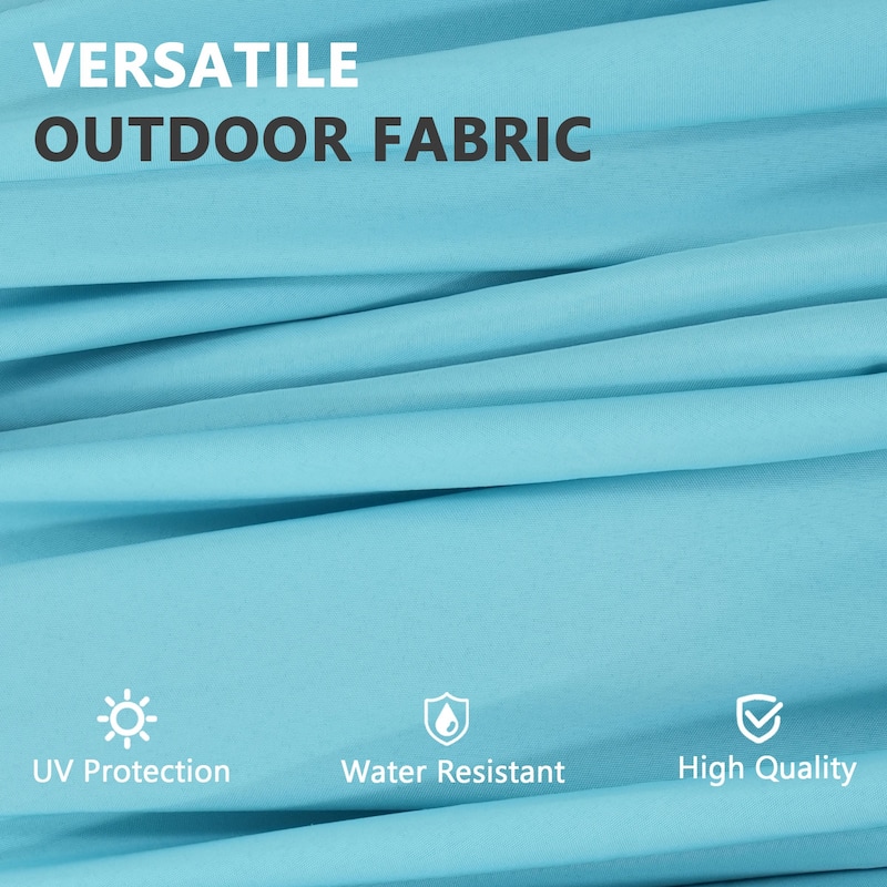 Ainfox 13Ft Large Outdoor Patio Umbrella with Crank With Base