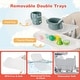 preview thumbnail 10 of 35, Costway 6-in-1 Convertible Wooden Baby Highchair Infant Feeding Chair - See Details