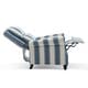 preview thumbnail 30 of 92, Nail-head Padded Seat Pushback Recliner Chair
