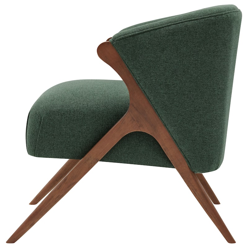 NPD Furniture Florence Vintage Mid Century Low profile Accent Chair