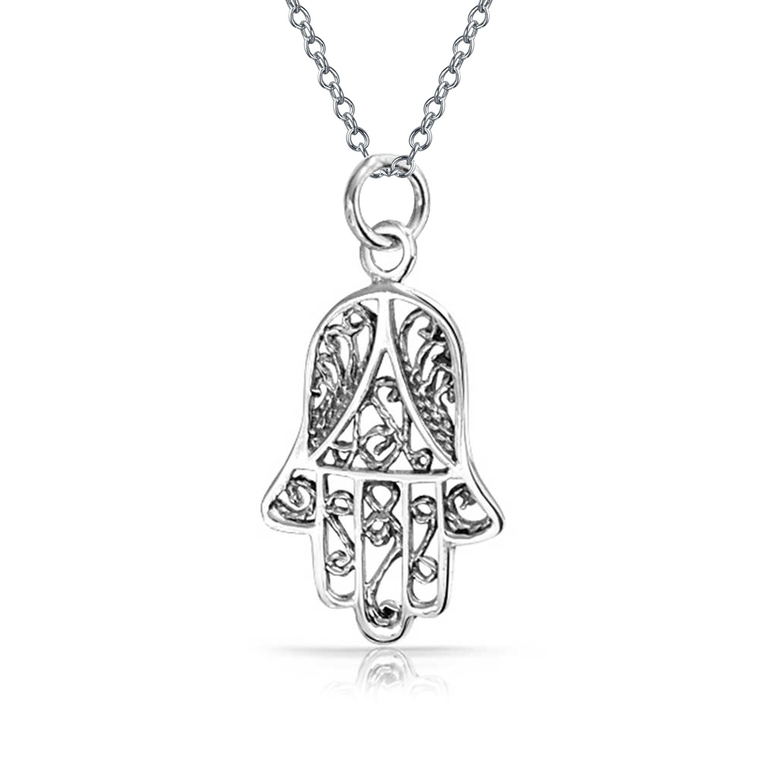 hamsa hand of fatima necklace