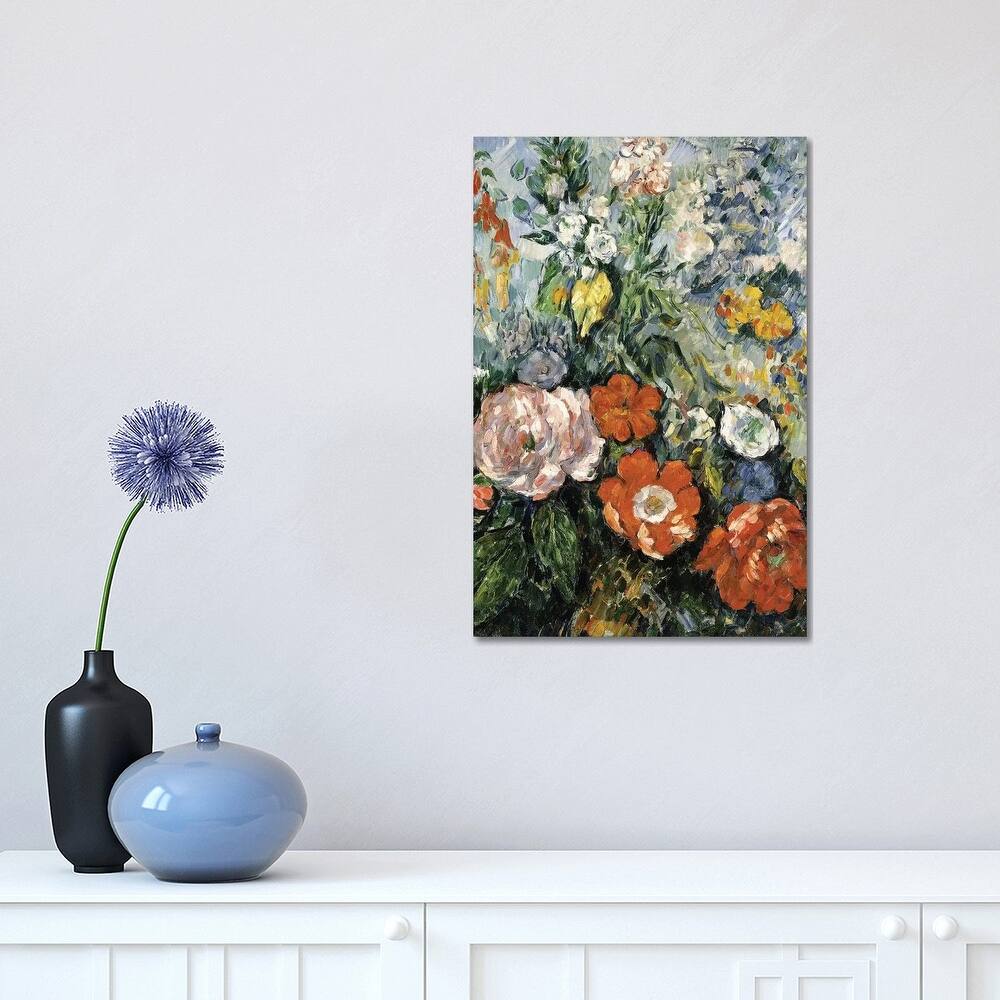 iCanvas "Bouquet of Flowers, 1879-1880 " by Paul Cezanne Canvas Print