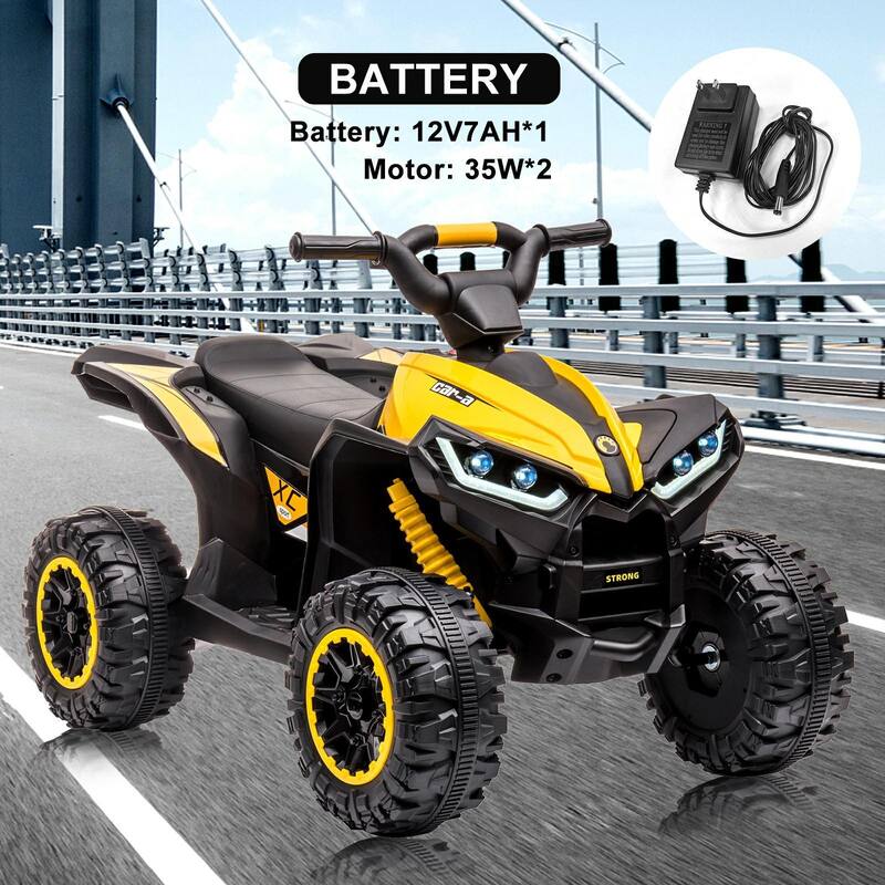 Kids Ride On Car, Electric ATV with Parent Remote Control