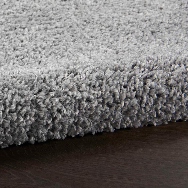 Nourison Shangri-La Solid Modern Plush Shag Area Rug
