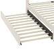 preview thumbnail 9 of 16, 2-Pieces Bedroom Sets,Queen Size Platform Bed w/ Trundle Bed, 2 Drawers,Night Light & USB Charge,Storage Ottoman, Beige