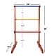 preview thumbnail 6 of 7, GSE™ Premium Solid Wood Ladder Ball Toss Game Set with Ladder Ball Bolas & Carrying Case - Wooden Ladder Set