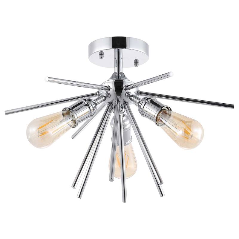 GetLedel Modern 3-Light Sputnik Semi-Flush Mount
