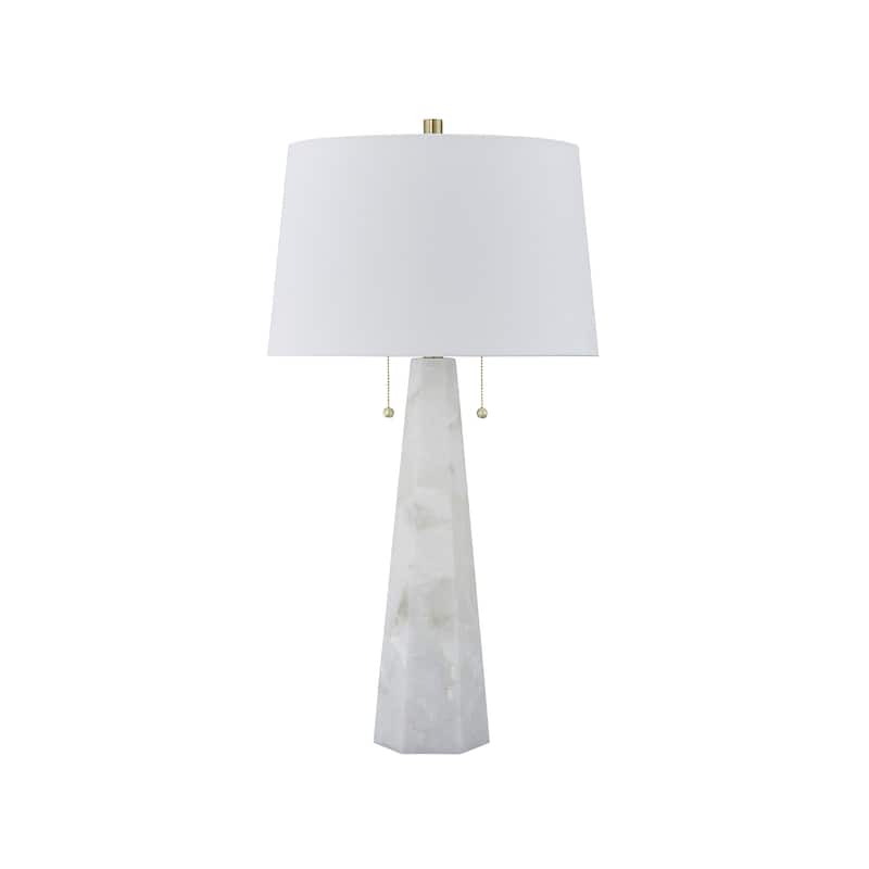 Signature Design by Ashley Laurellen White Table Lamp - 16.88" W x 16.88" D x 32.5" H