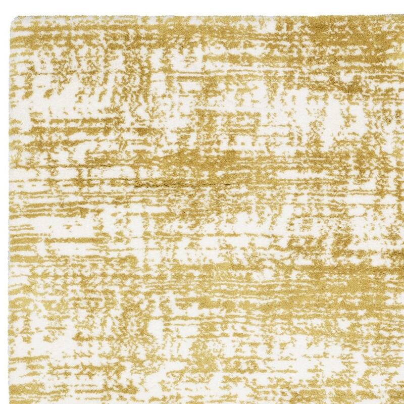 HomeRoots Abstract Industrial Runner Area Rug