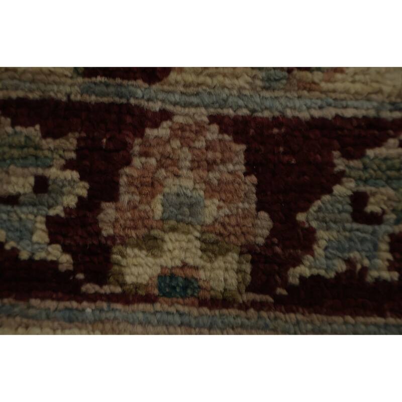 Hand Knotted Oriental 100% Wool Carpet Traditional Floral Beige & Ivories Chobi-Peshawar Area Rug - 2' 10'' X 1' 11''