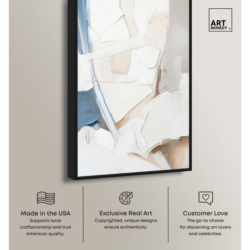 Bone and Beige I Canvas by Art Remedy