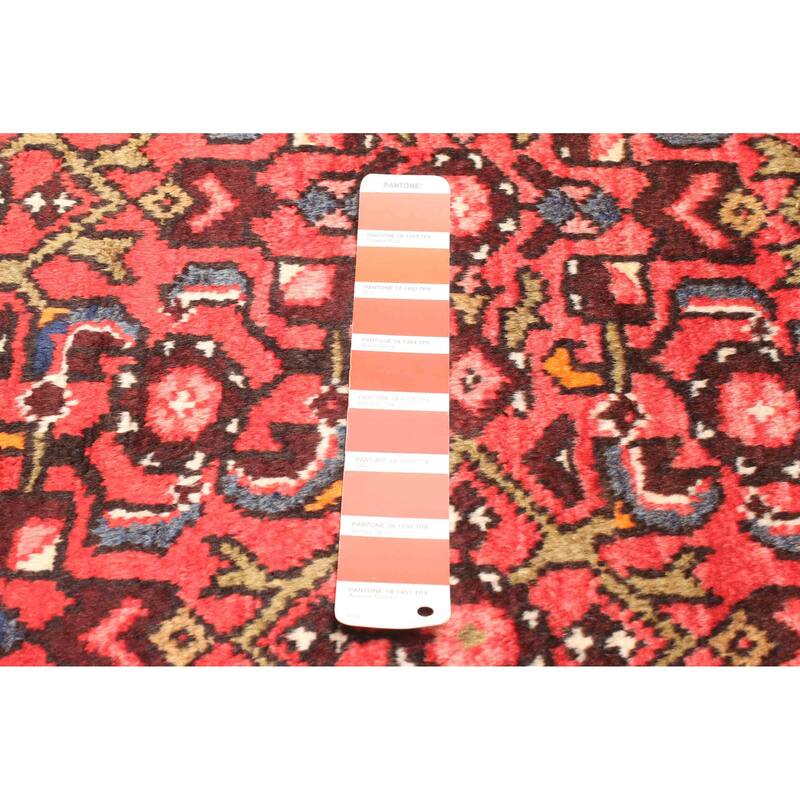 ECARPETGALLERY Hand-knotted Andelz Red Wool Rug - 2'10 x 10'0