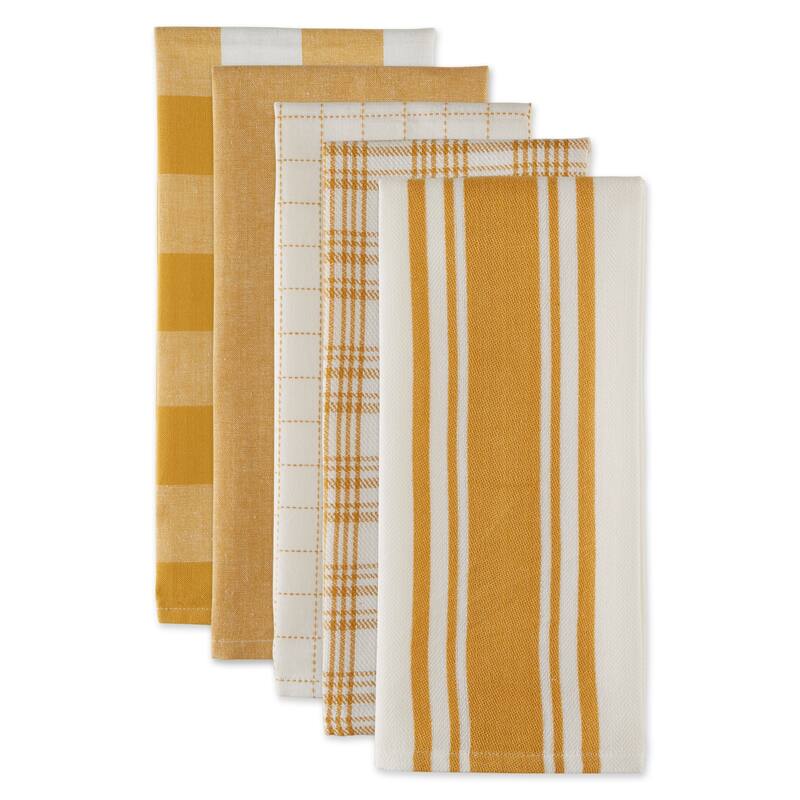 DII Asst Vintage Everyday Dishtowel (Set of 5)