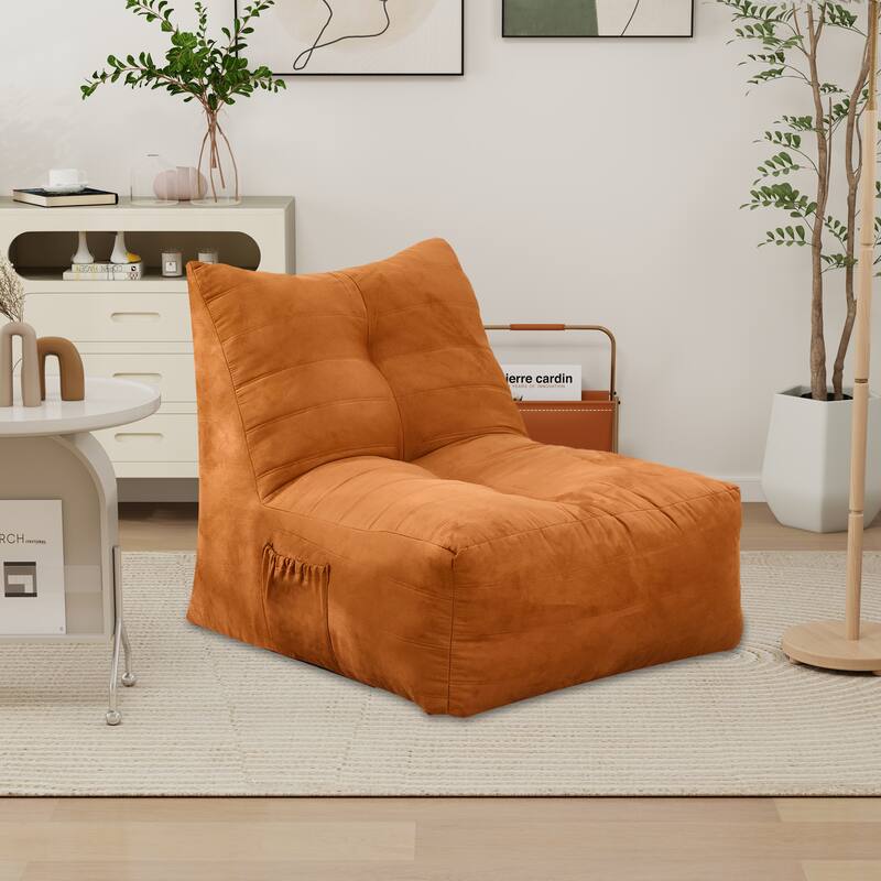 Bean Bag Chair,Lazy Floor Sofa Couch with Pocket