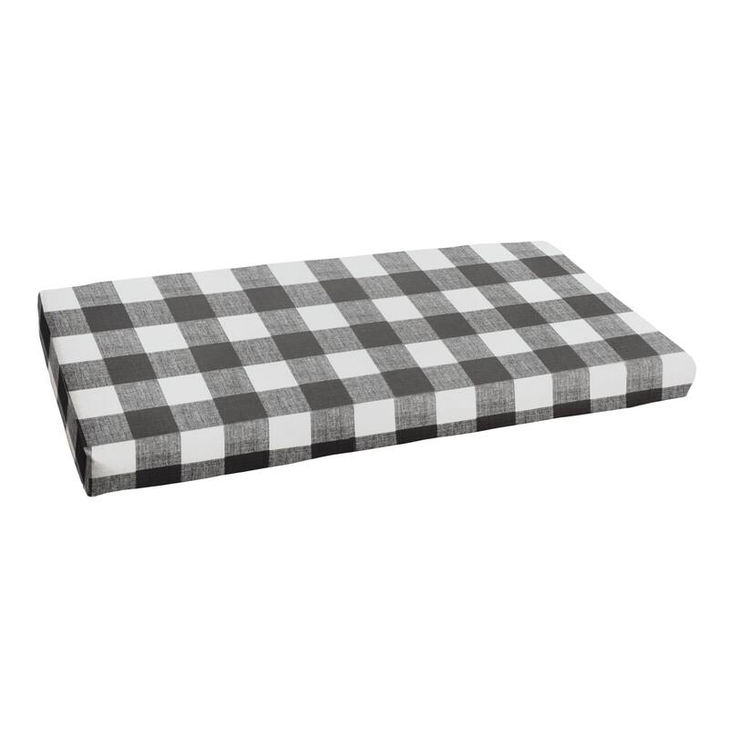 Sorra Home Outdoor Bench Cushion - Anderson Matte - 42 in W x 20 in D x 2 in H
