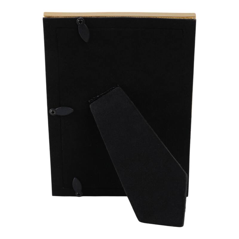 Resin Glass Photo Frame Modern Glam Style Sleek Decorative Detailing