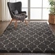 preview thumbnail 24 of 114, Nourison Amore Shag Area Rug Charcoal - 5'3" x 7'5" - Runner/Rectangle