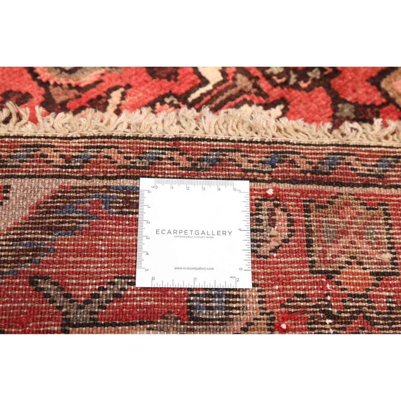 ECARPETGALLERY Hand-knotted Andelz Red Wool Rug - 2'9 x 9'7
