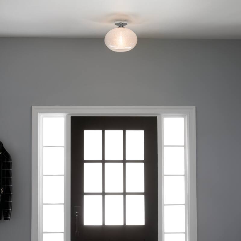 Kichler Lighting Corzano 1-Light Chrome Semi-Flush Mount Light