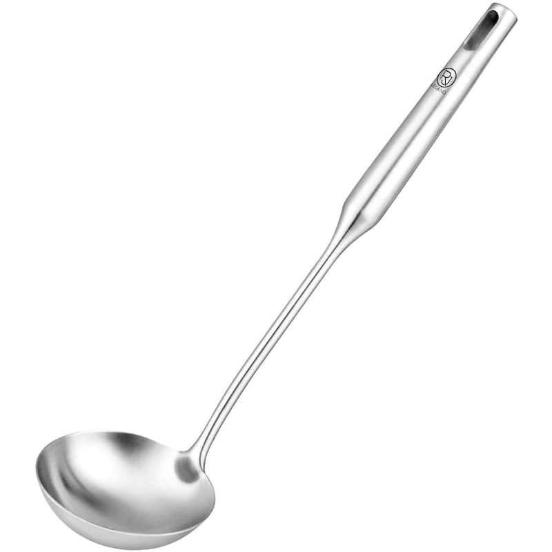 RJ Legend Cooking Utensil 304 Stainless Steel 18/8 Skimmer/ Ladle - 3.7"-SoupLadle