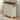 11.75"L Narrow Two-Tone Accent Table with Beveled Top, Storage Drawer, Open Cubby, Closed Cabinet, and Bronze Knob - End Table