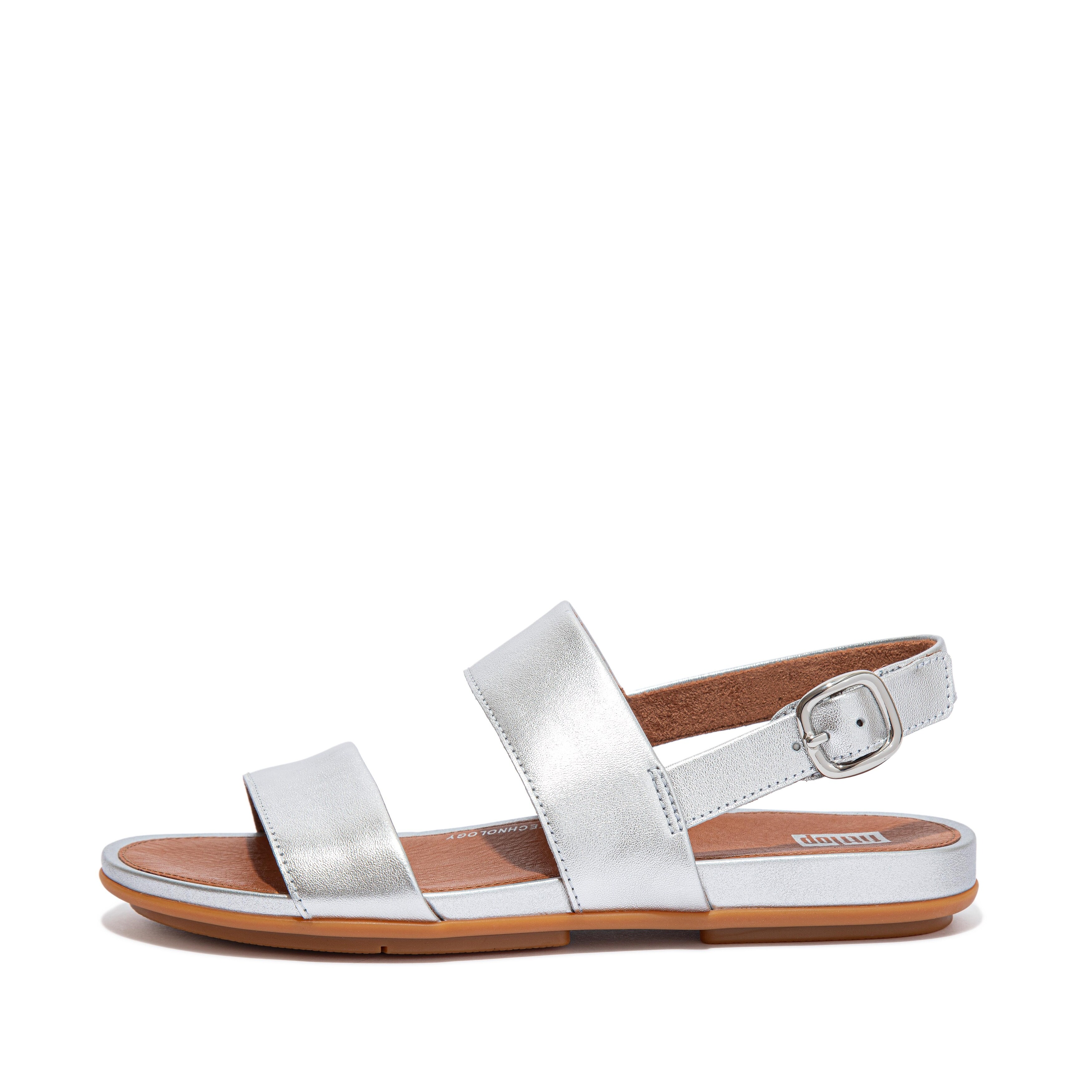 GRACIE Leather Back-Strap Sandals - Bed Bath & Beyond - 42259035