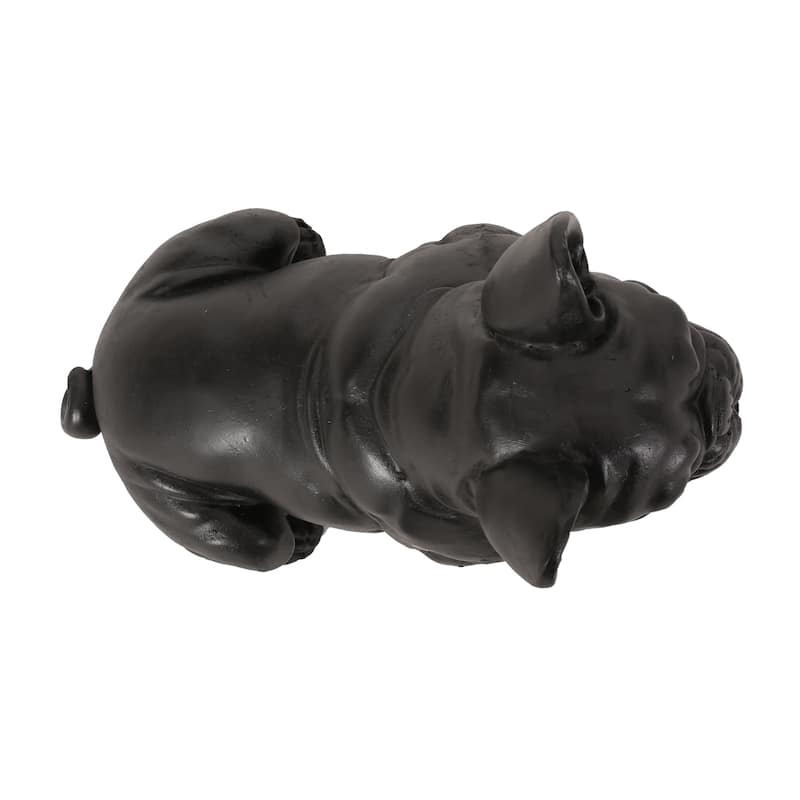 Delamore Outdoor French Bulldog Garden Statue by Christopher Knight Home