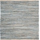 preview thumbnail 9 of 15, SAFAVIEH Handmade Cape Cod Almina Coastal Jute Rug 10' Square - Natural/Blue - Square