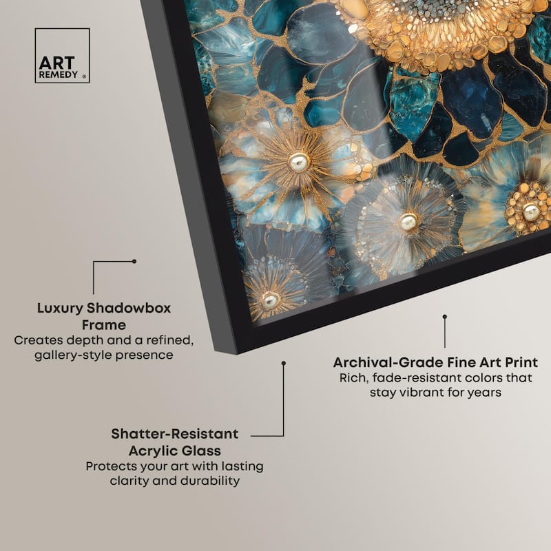 Opulent Geode II Shadowbox by Art Remedy