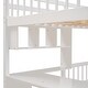 preview thumbnail 16 of 34, Full Over Twin Bunk Bed with Desk, Drawers and Shelves,Multifunctional Loft Bed With Storage