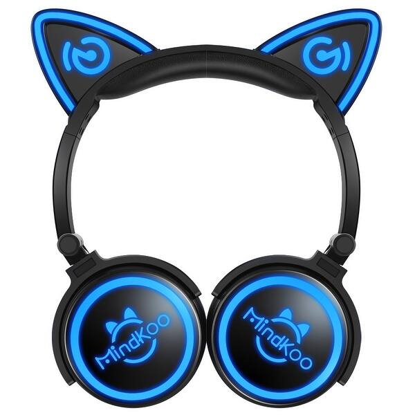 Shop Mindkoo Unicat Wireless Cat Ear Headphones Led Light Overstock 20680078