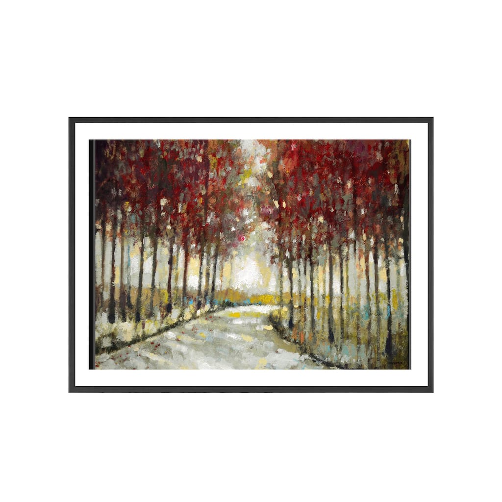 Autumn Morning Drive Framed Print Wall Art by Norman Wyatt Jr.