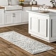 preview thumbnail 47 of 46, Nuloom Transitional Moroccan Frances Area Rug 2' 6" x 8' - Light Grey - Runner