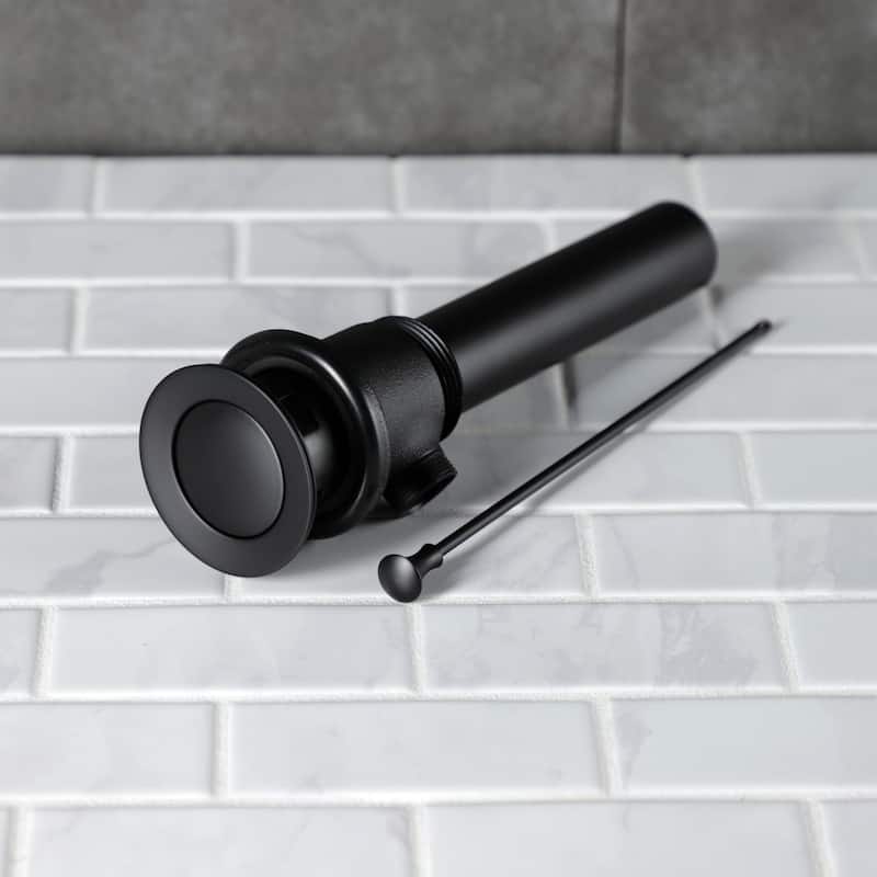 Kingston Brass Made To Match Brass Pop-Up Bathroom Sink Drain with Overflow, 22 Gauge