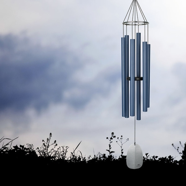 Woodstock Chimes Signature Bells of Paradise Chime Large Pacific Blue