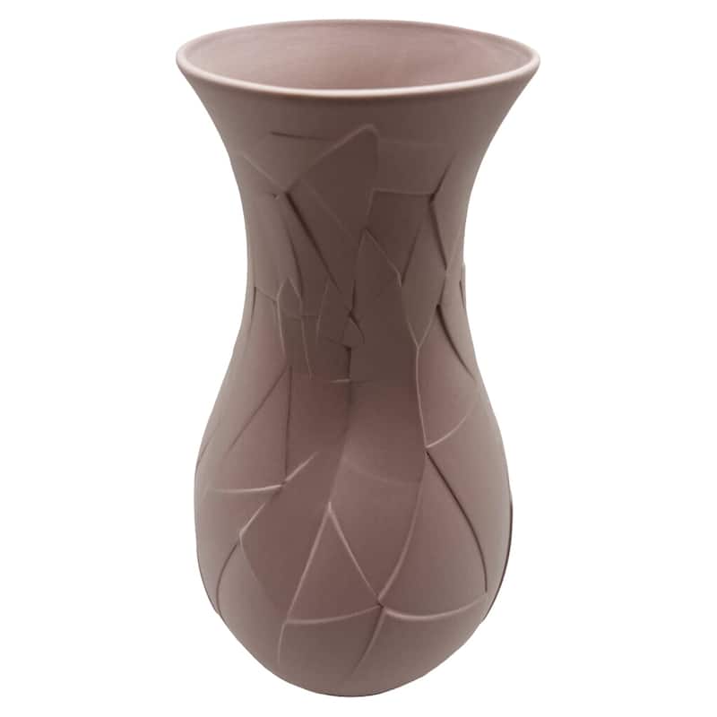 12 Inch Tall Ceramic Flower Vase