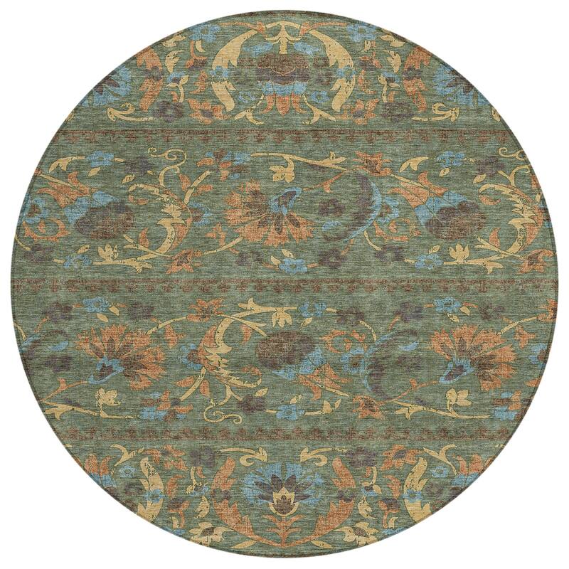 Machine Washable Indoor/ Outdoor Global Alix Chantille Rug