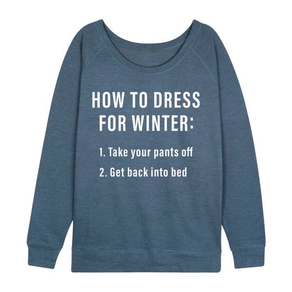 Shop How To Dress For Winter Women S Plus Slouchy Overstock