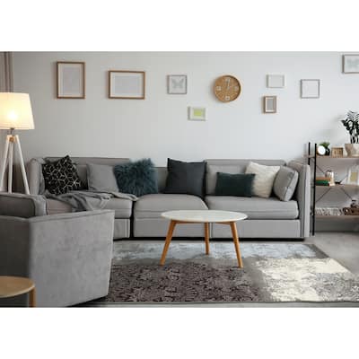 Charlotte Collection - Transitional Vintage Lace Rug